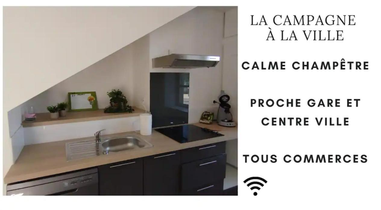 Les Glycines, Un Air De Campagne A La Ville Besanzón Exterior foto